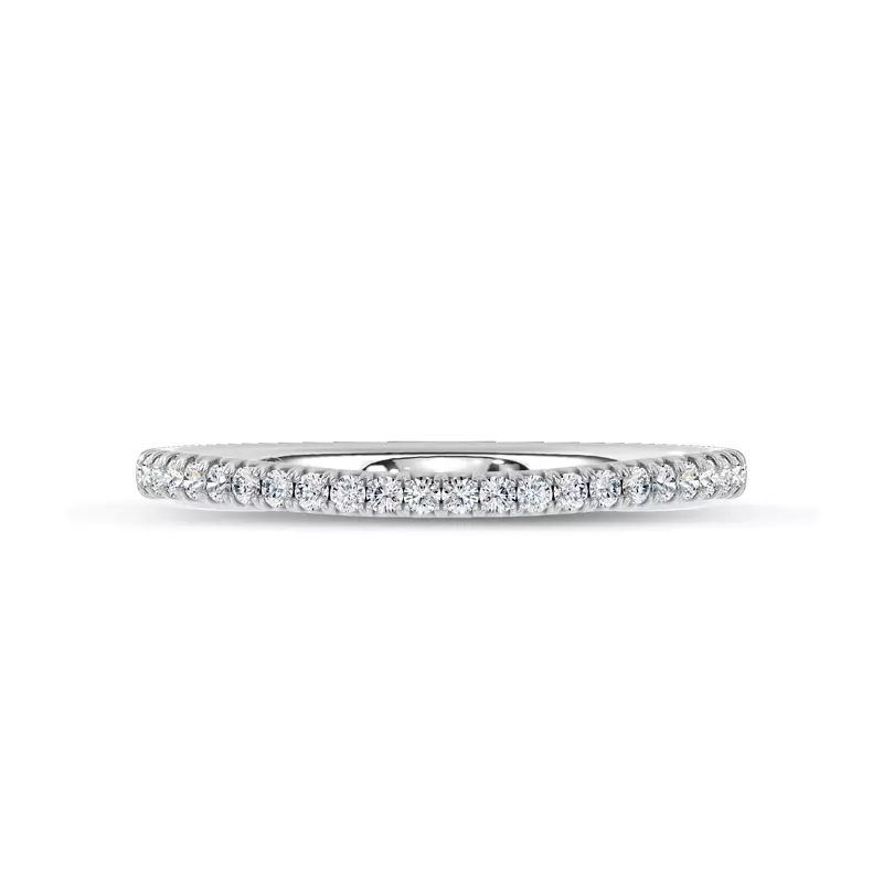 Unione Pavé Lab Contoured Band by Christian Siriano