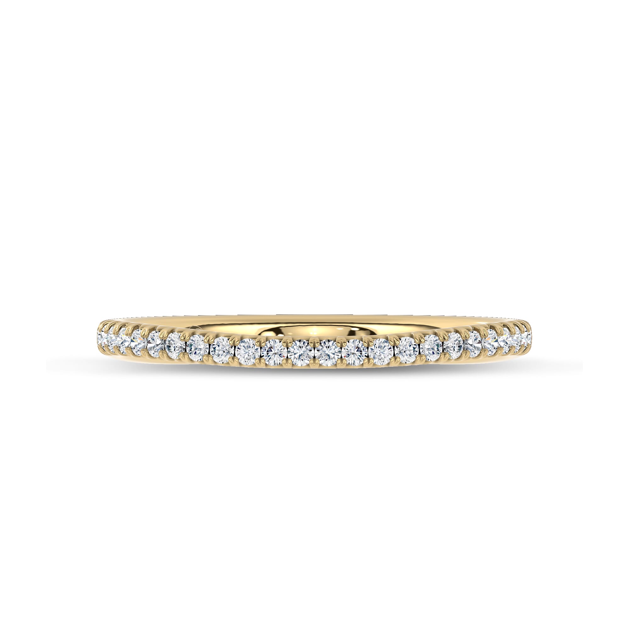 Unione Pavé Lab Contoured Band by Christian Siriano