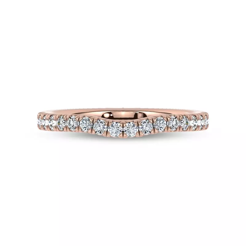Vive Contoured Pavé Band by Christian Siriano