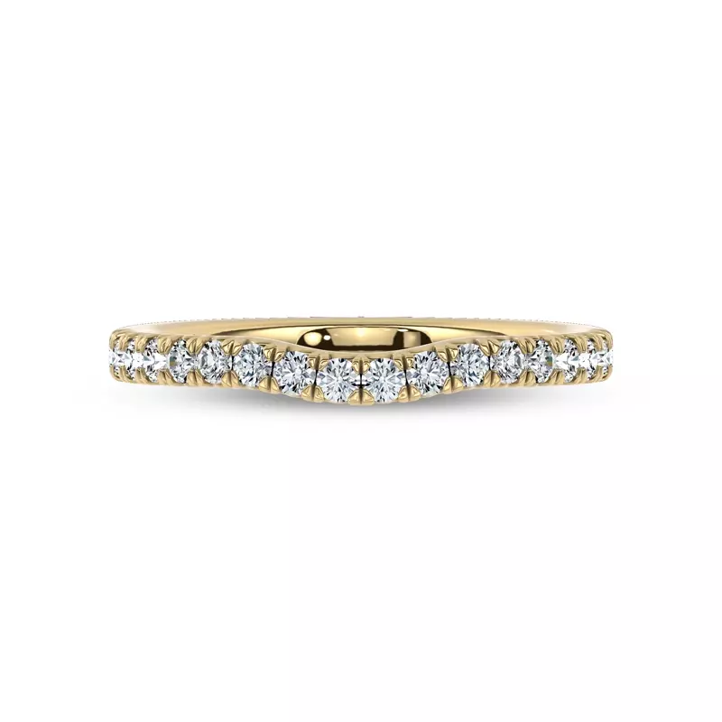 Vive Contoured Pavé Band by Christian Siriano