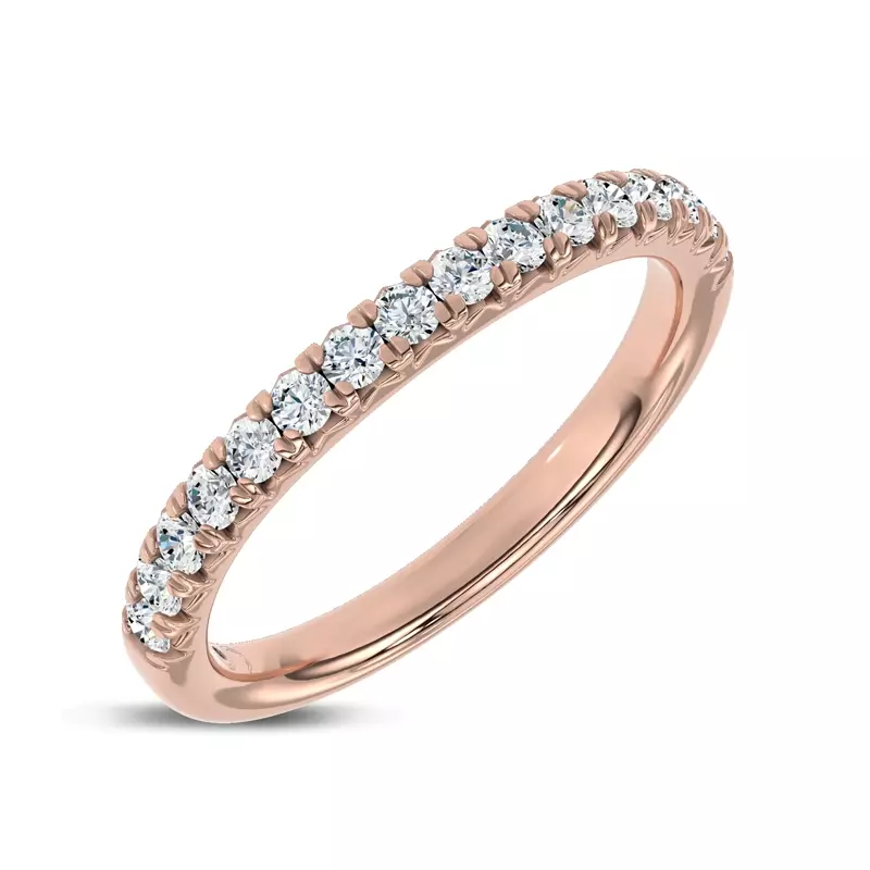 14K Rose Gold Mirare Lab Band by Christian Siriano
