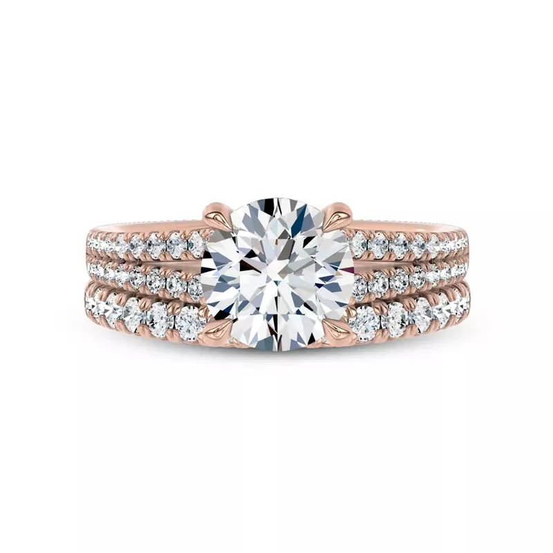 14K Rose Gold Mirare Lab Band by Christian Siriano