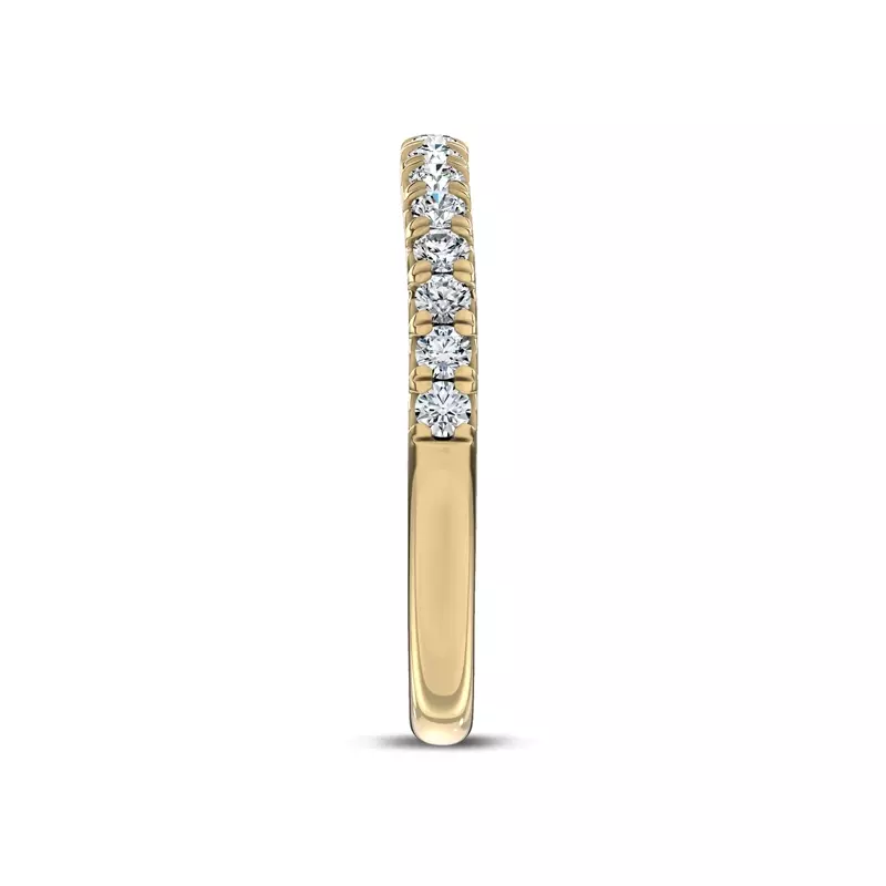 14K Yellow Gold Mirare Lab Band by Christian Siriano