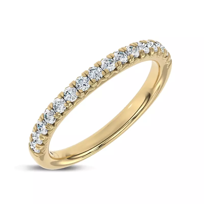 14K Yellow Gold Mirare Band by Christian Siriano