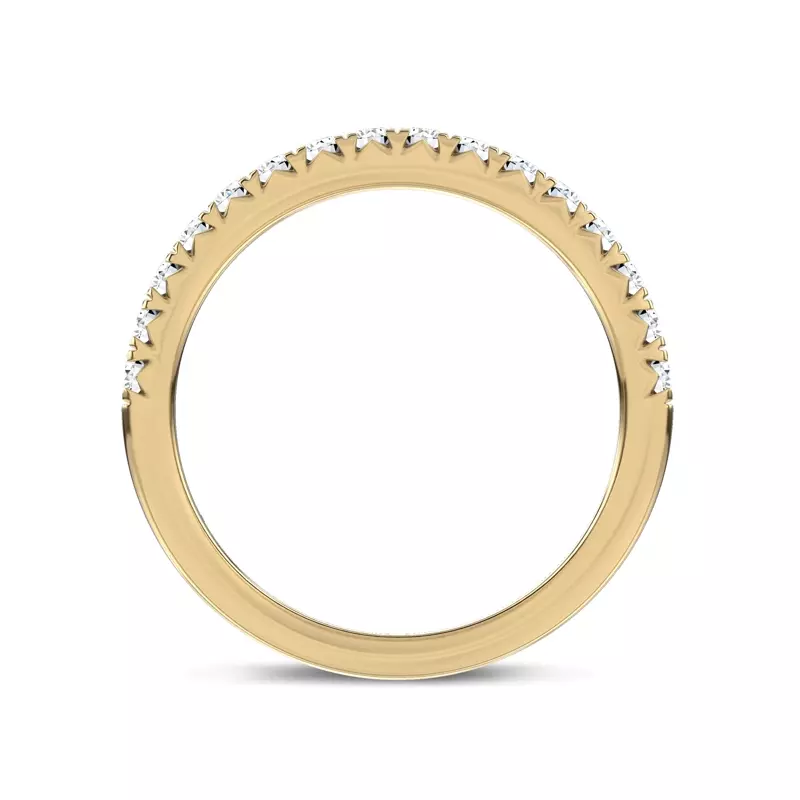 14K Yellow Gold Mirare Band by Christian Siriano