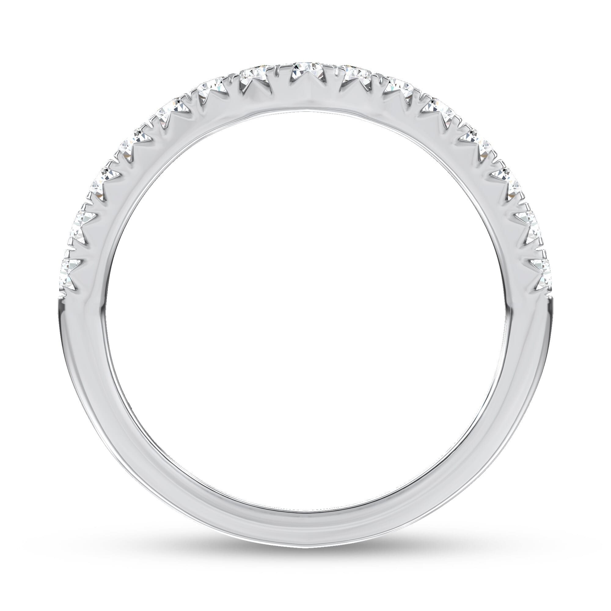 Platinum Sculpted Light Lab Band by Christian Siriano