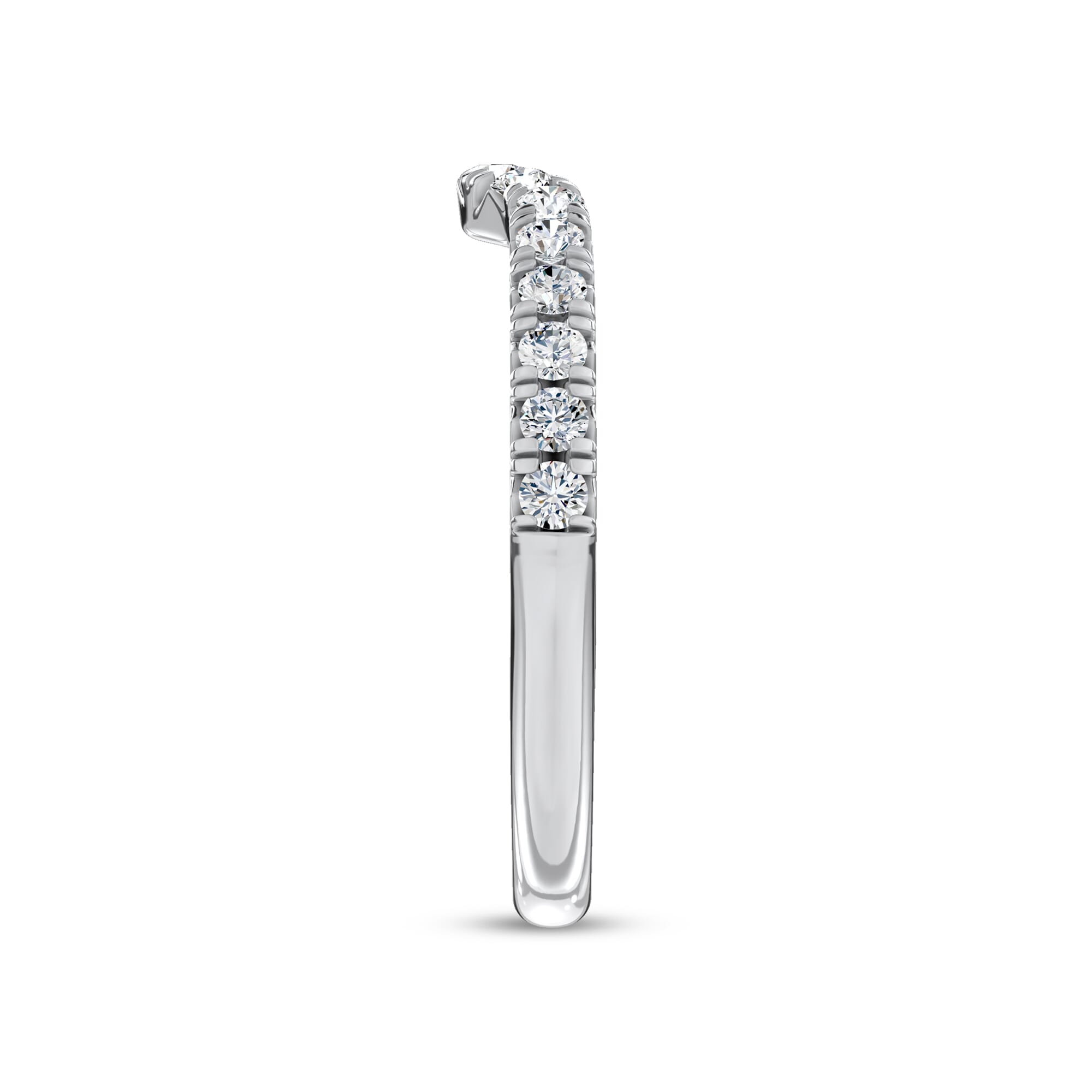 Platinum Sculpted Light Lab Band by Christian Siriano
