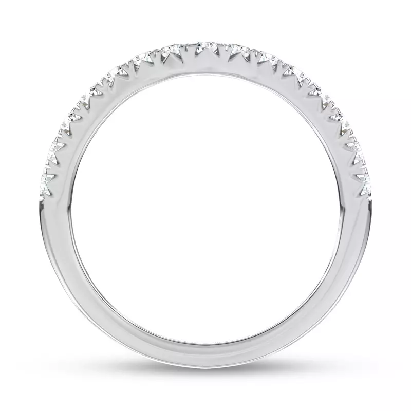 Platinum Sculpted Light Band by Christian Siriano