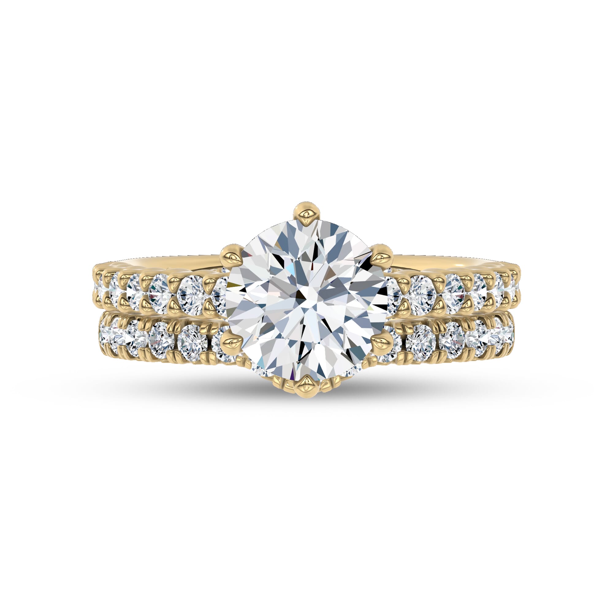 18K Yellow Gold Sculpted Light Band by Christian Siriano