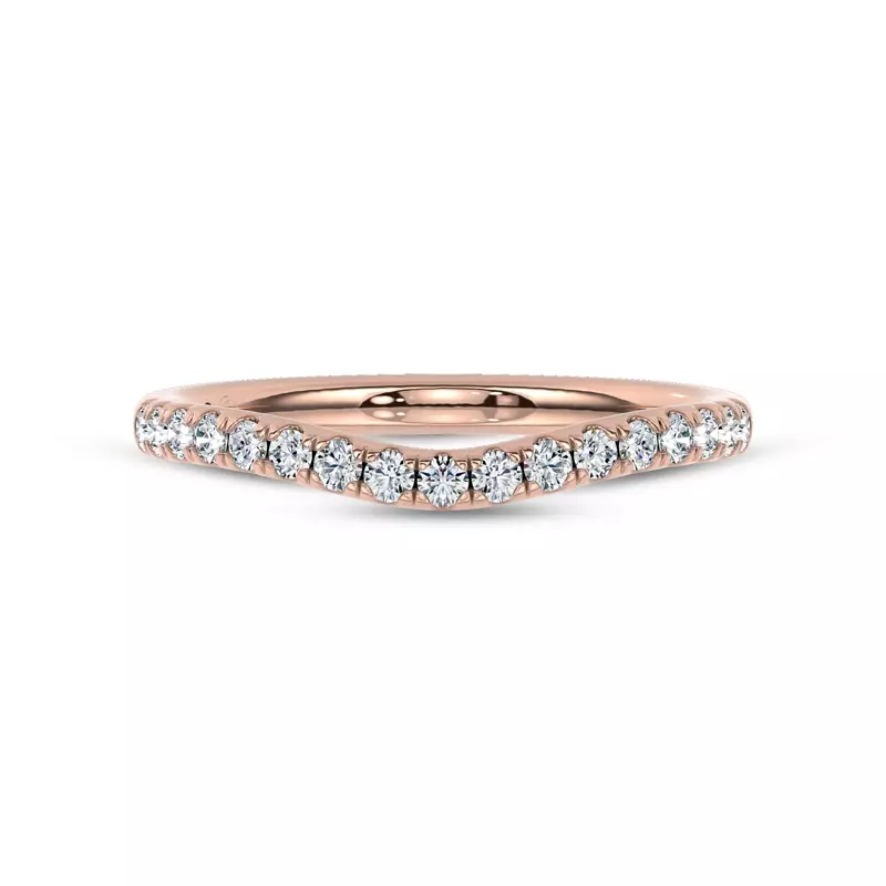 Cascata Contoured Pavé Lab Band by Christian Siriano