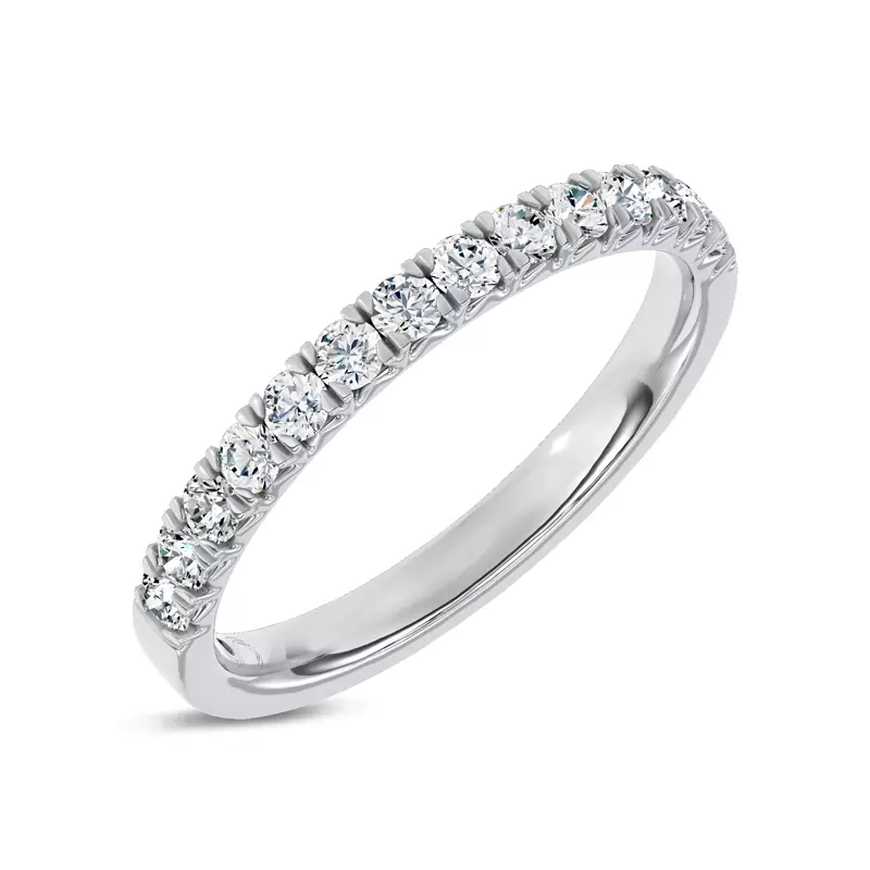 Platinum Joye French Pavé Lab Band by Christian Siriano