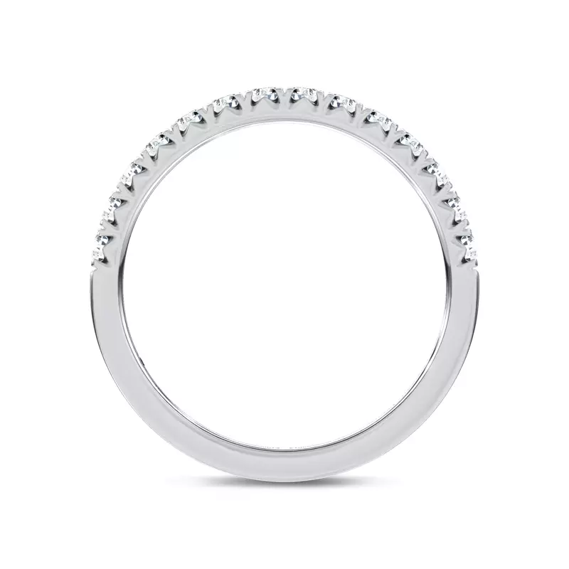 Platinum Joye French Pavé Lab Band by Christian Siriano