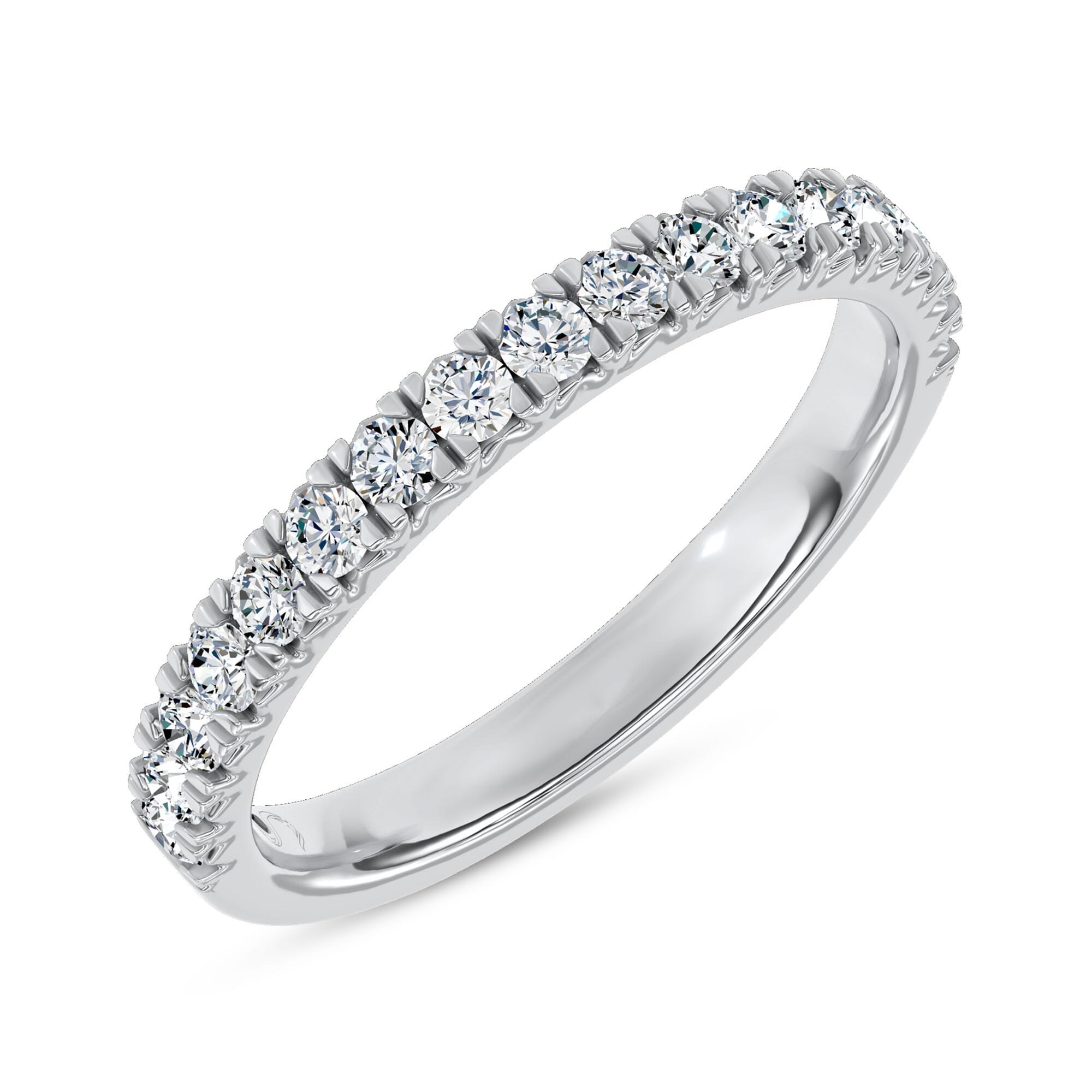 Platinum Duet Pavé Lab Band by Christian Siriano