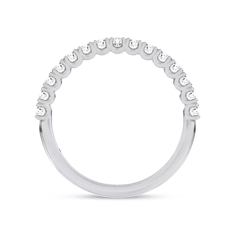 Platinum Sequined Lab Pavé Band by Christian Siriano