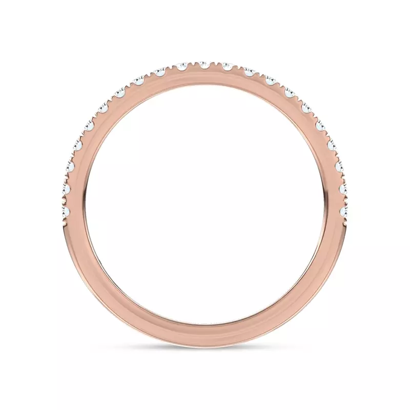 14K Rose Gold Floria Pavé Lab Band by Christian Siriano