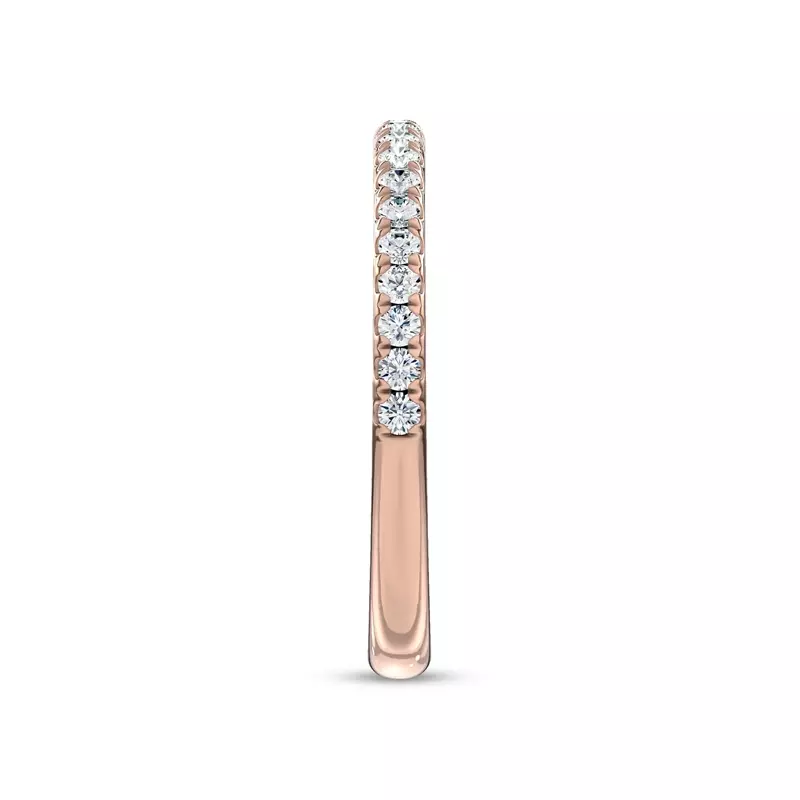 14K Rose Gold Floria Pavé Lab Band by Christian Siriano
