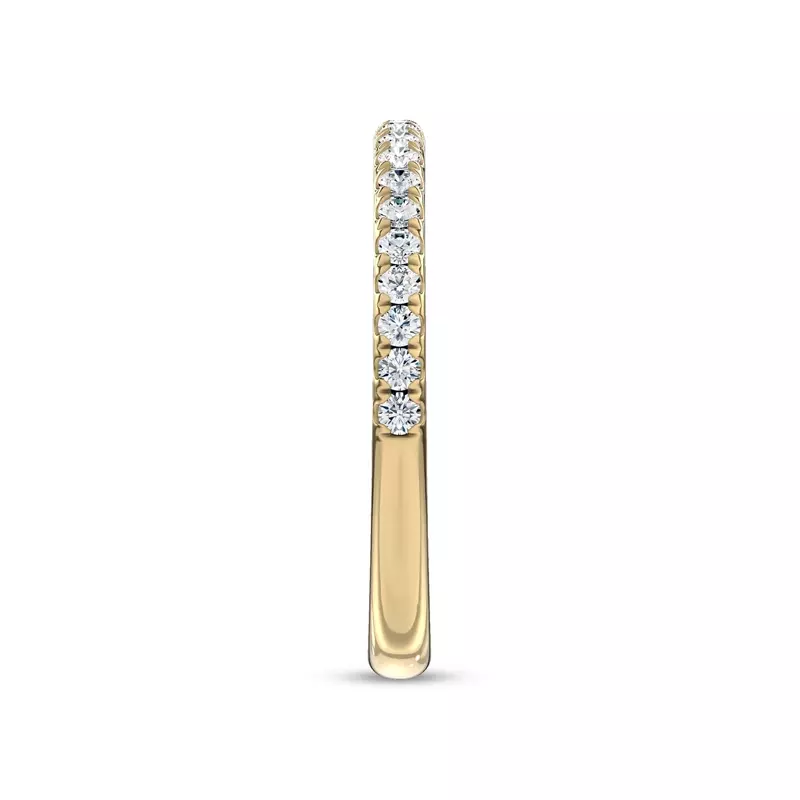 14K Yellow Gold Floria Pavé Lab Band by Christian Siriano