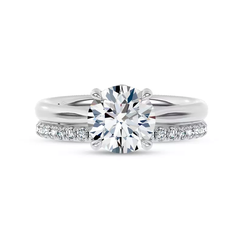 Platinum Floria Pavé Lab Band by Christian Siriano