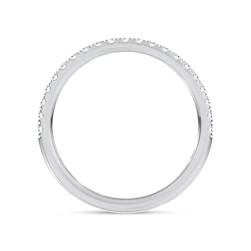 Platinum Floria Pavé Lab Band by Christian Siriano