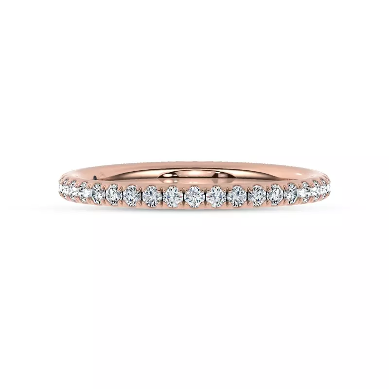 18K Rose Gold Floria Pavé Lab Band by Christian Siriano