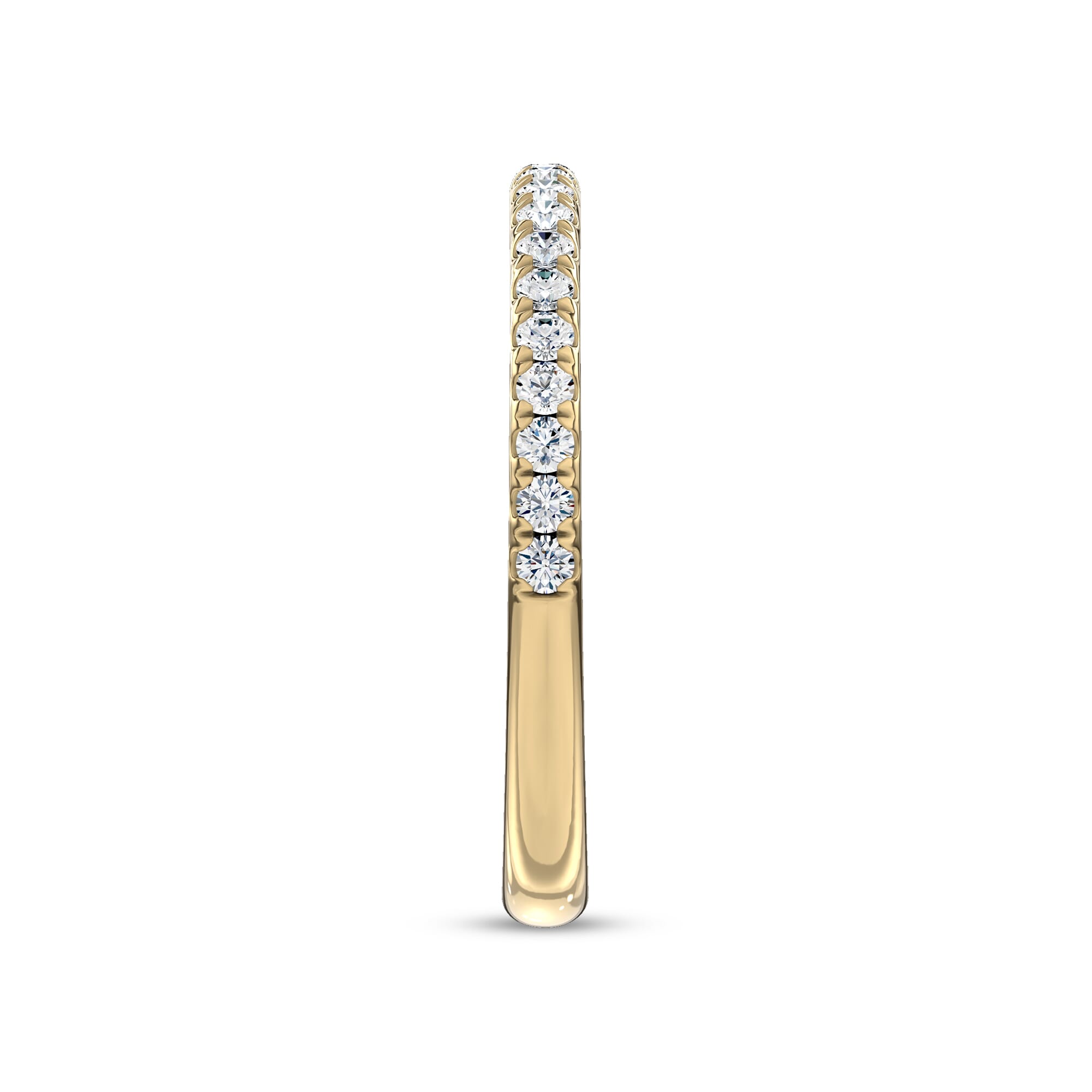 18K Yellow Gold Floria Pavé Lab Band by Christian Siriano