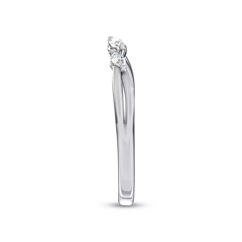 Platinum Petal Radiance Band by Christian Siriano