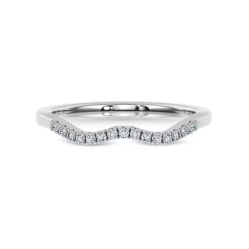 Seravine Contour Pavé Band