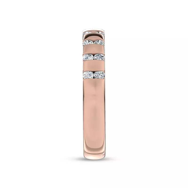 14K Rose Gold Colonnade Band by Christian Siriano