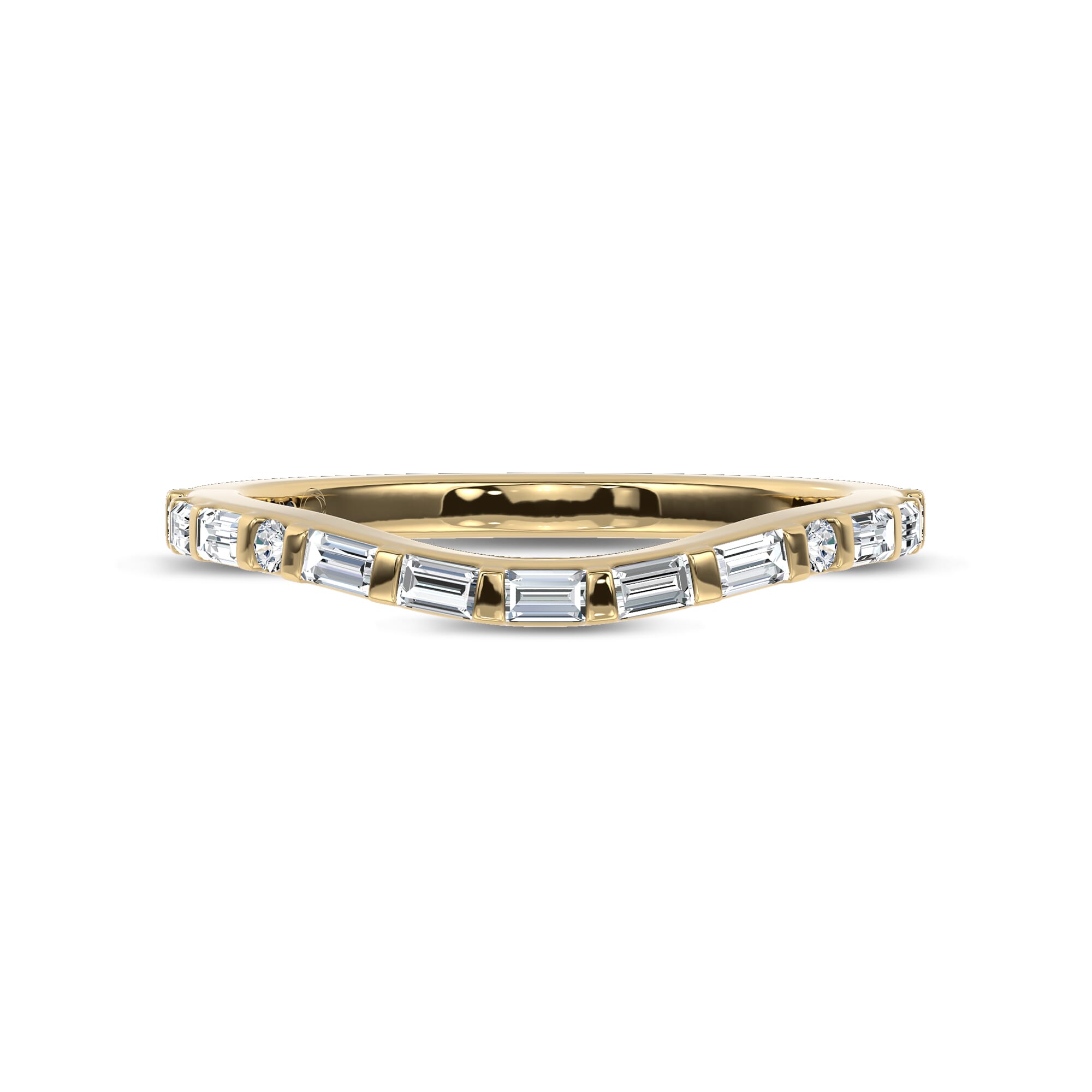 Mirabel Baguette Contoured Lab Band by Christian Siriano