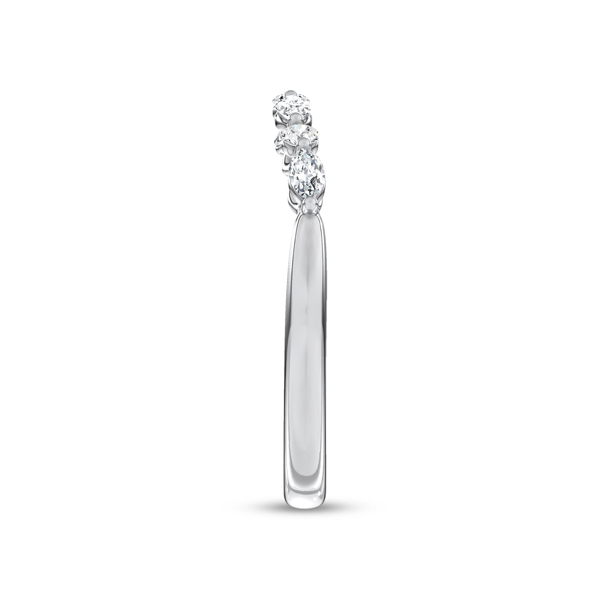 Platinum Novelle Mixed Shape Lab Band by Christian Siriano