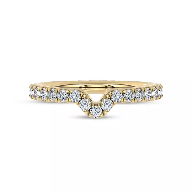 Ovation Contoured Pavé Lab Band by Christian Siriano