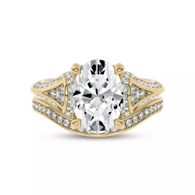 14K Yellow Gold Tessina Band by Christian Siriano