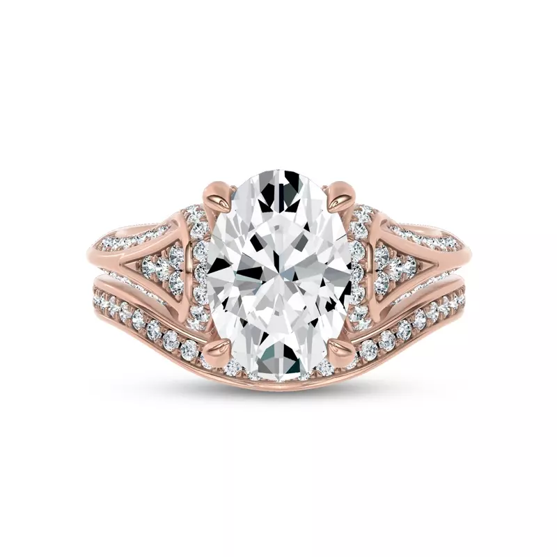 18K Rose Gold Tessina Lab Band by Christian Siriano