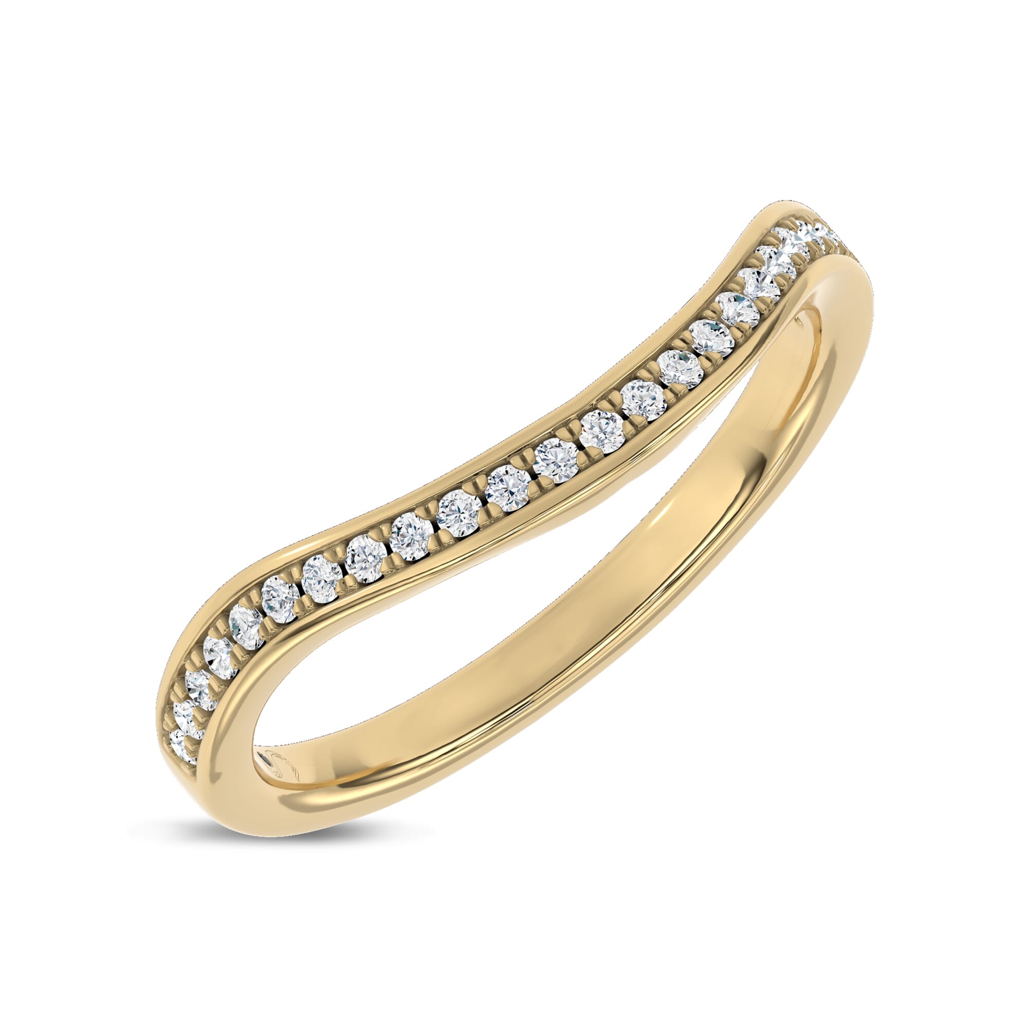 18K Yellow Gold Tessina Lab Band by Christian Siriano