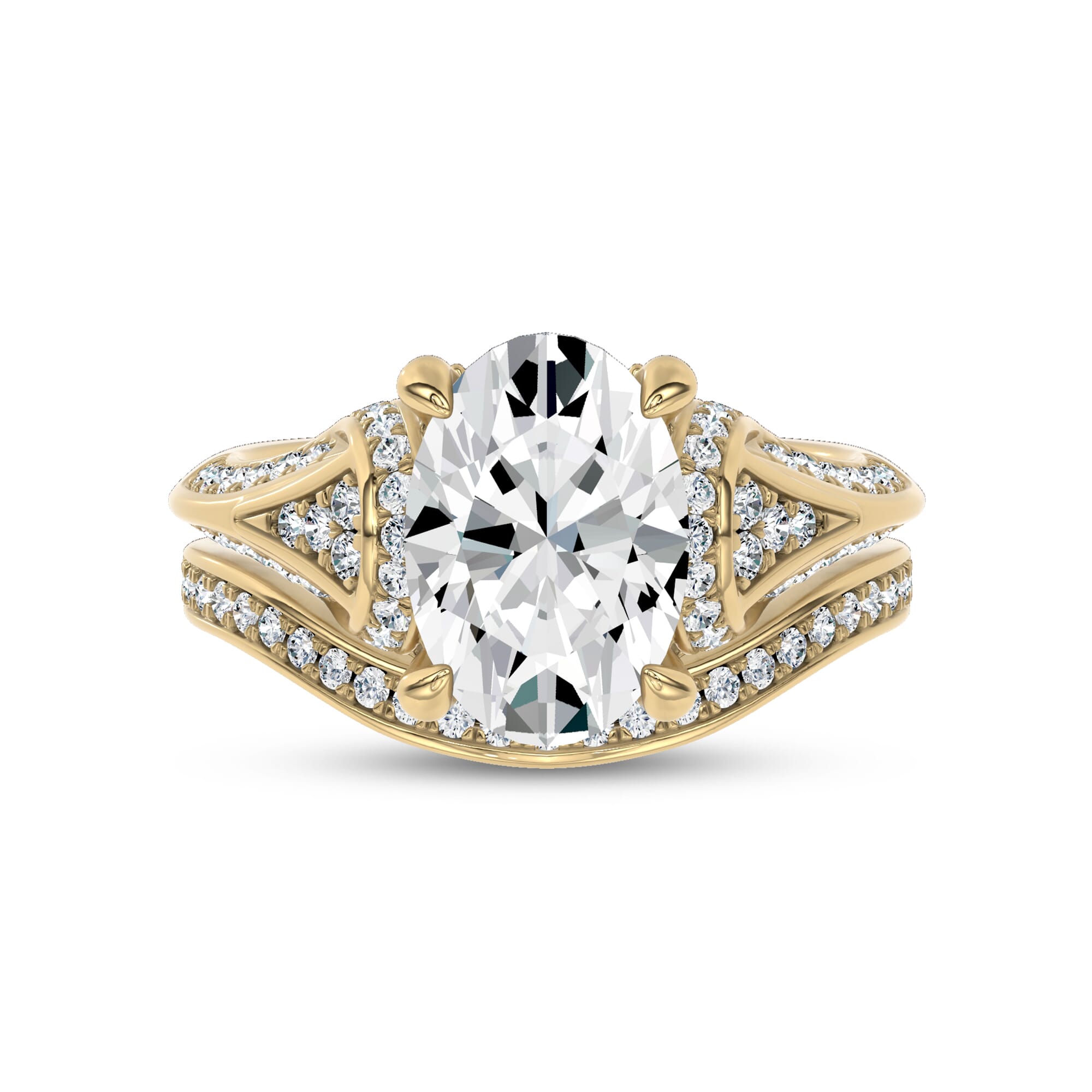 18K Yellow Gold Tessina Lab Band by Christian Siriano