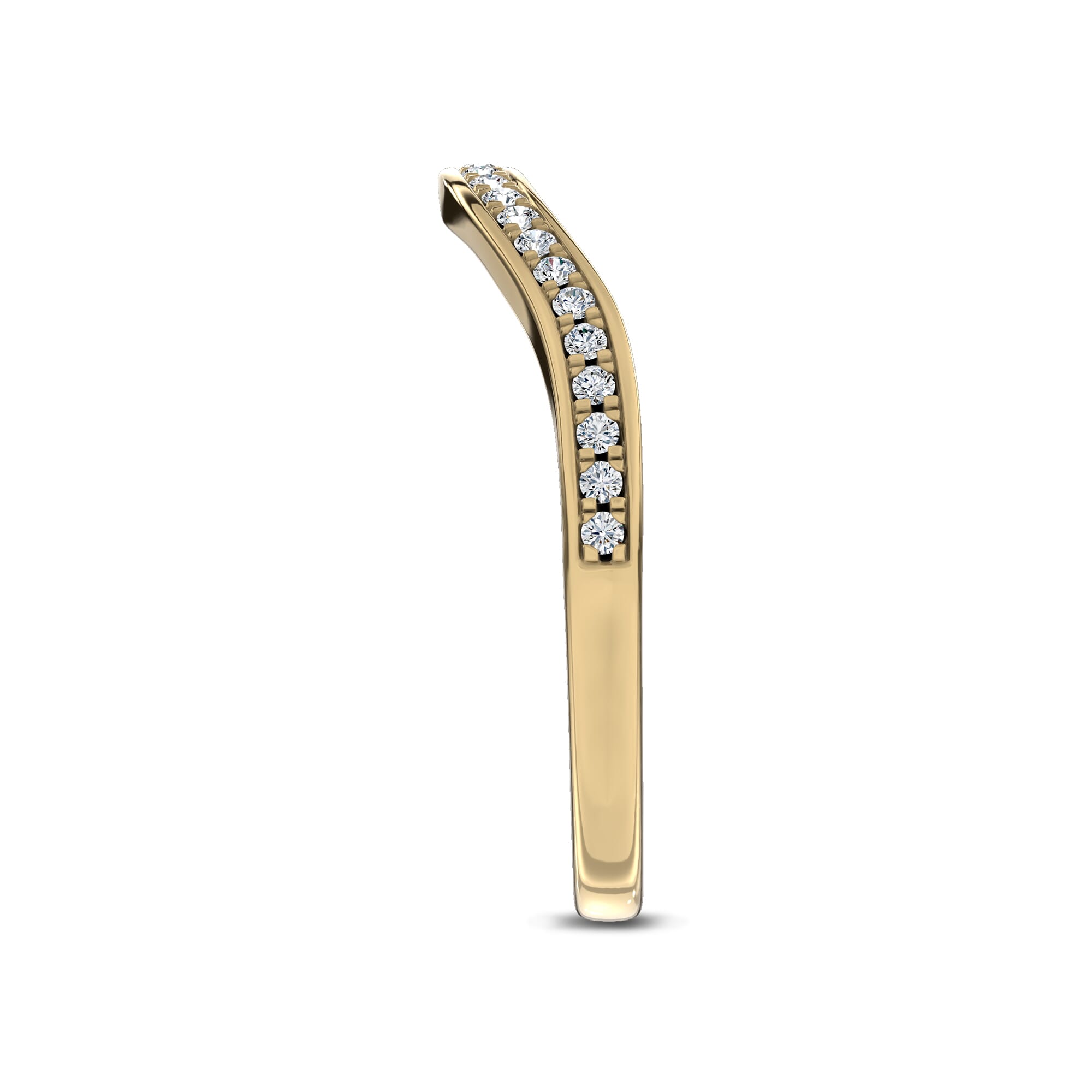 18K Yellow Gold Tessina Lab Band by Christian Siriano