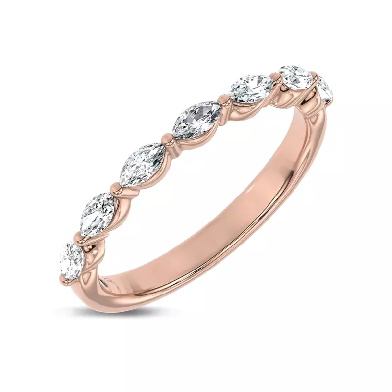 14K Rose Gold Virelia Band by Christian Siriano