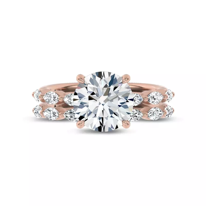 14K Rose Gold Virelia Band by Christian Siriano