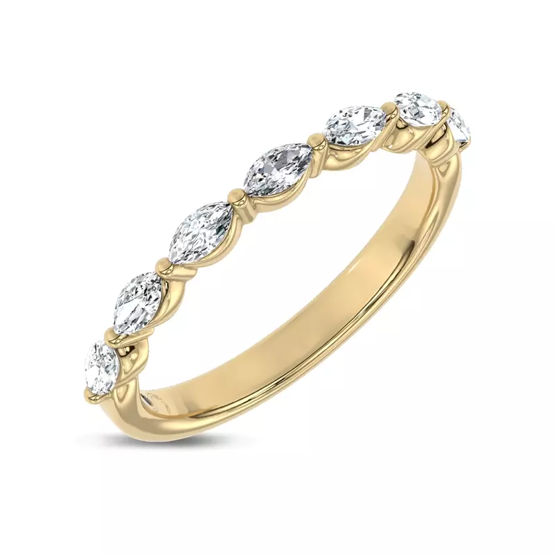 14K Yellow Gold Virelia Band by Christian Siriano