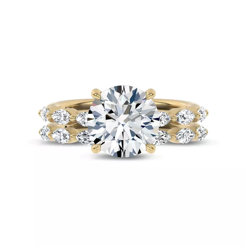 14K Yellow Gold Virelia Band by Christian Siriano