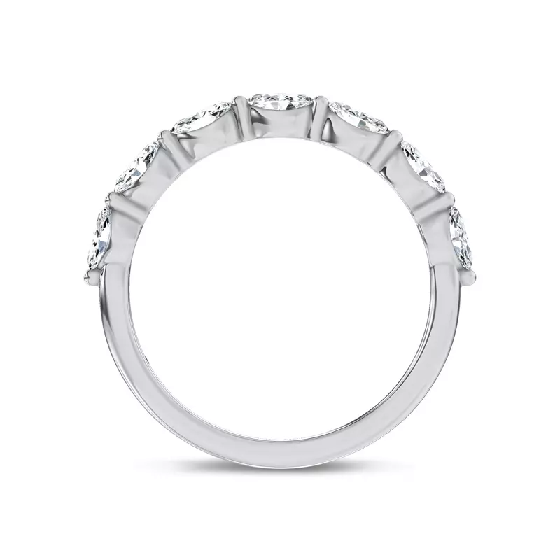 18K White Gold Virelia Band by Christian Siriano