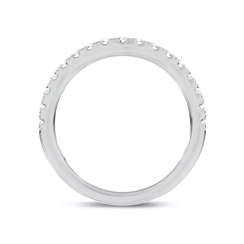 18K Rose Gold Ondina Contoured Pavé Lab Band by Christian Siriano