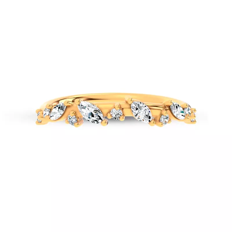 Hayley Scattered Diamond Band