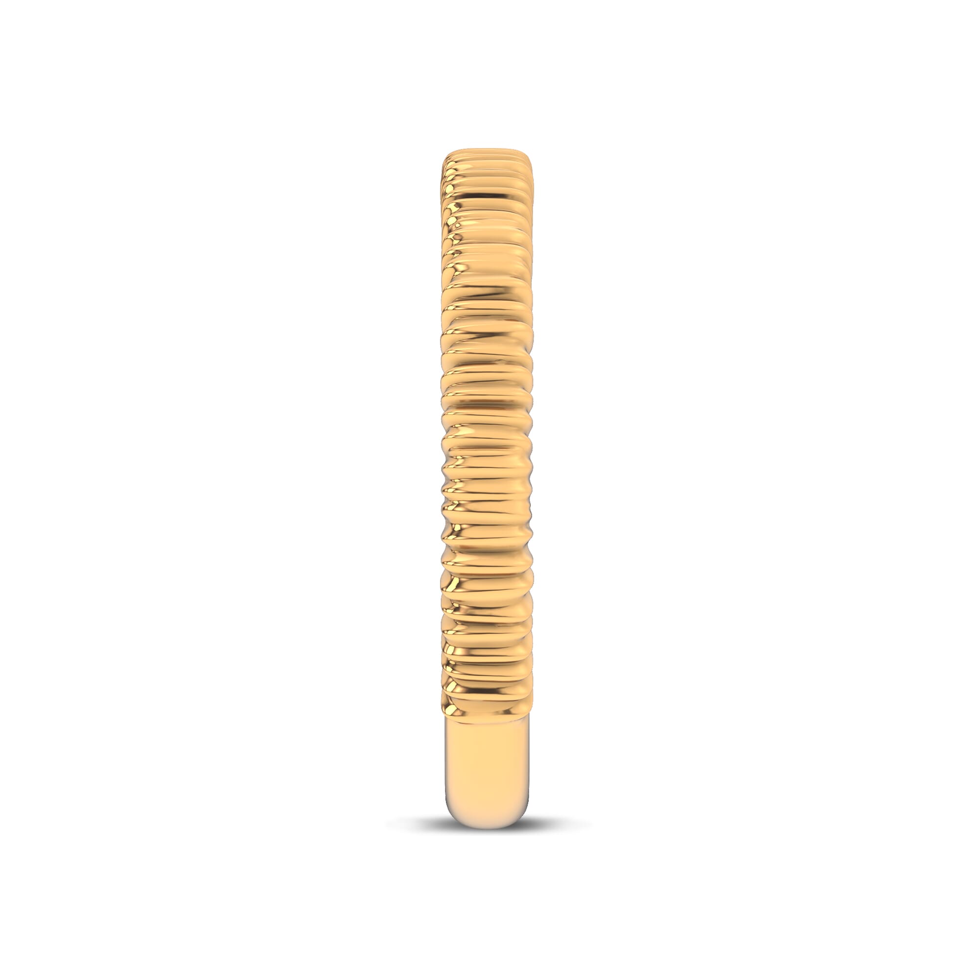 18K Yellow Gold Ruche Band by Christian Siriano