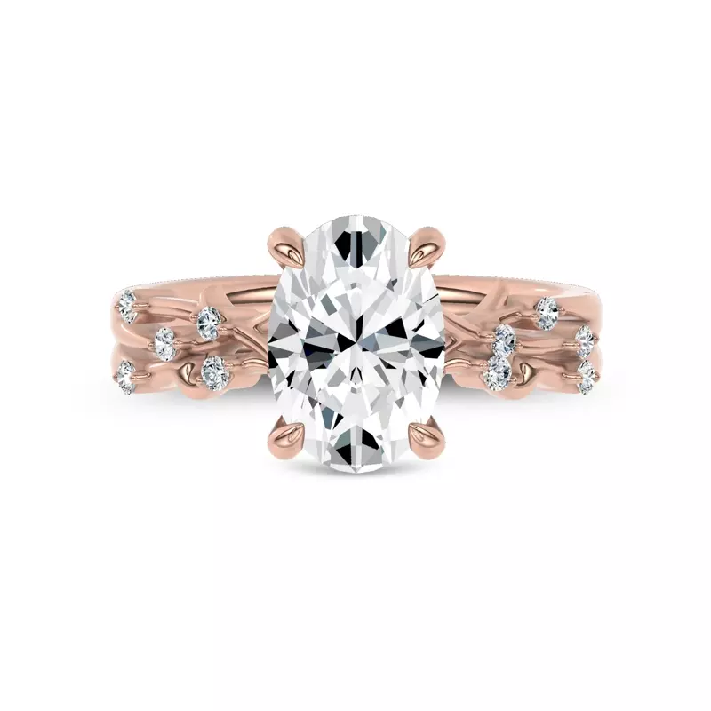 18K Rose Gold Vionne Winding Band
