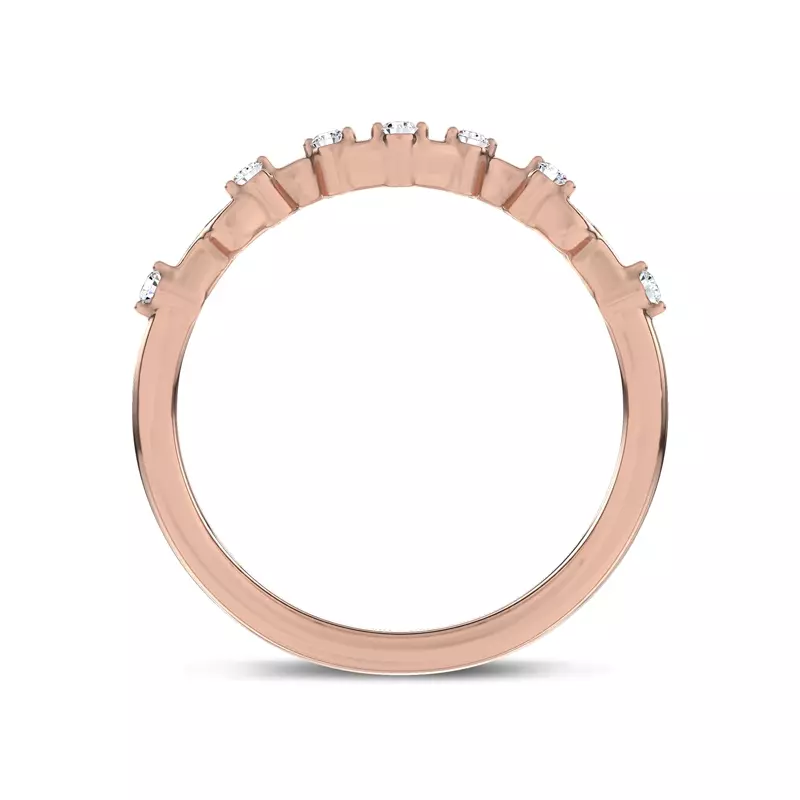 18K Rose Gold Vionne Winding Band