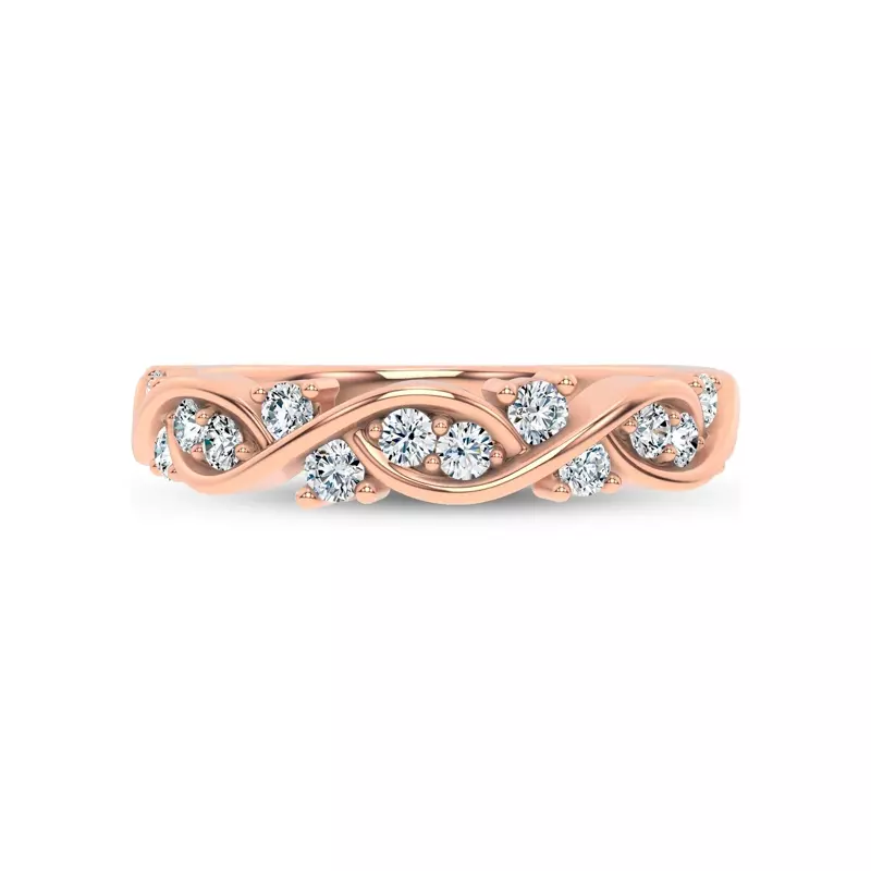 Charlie Swirl Diamond Band