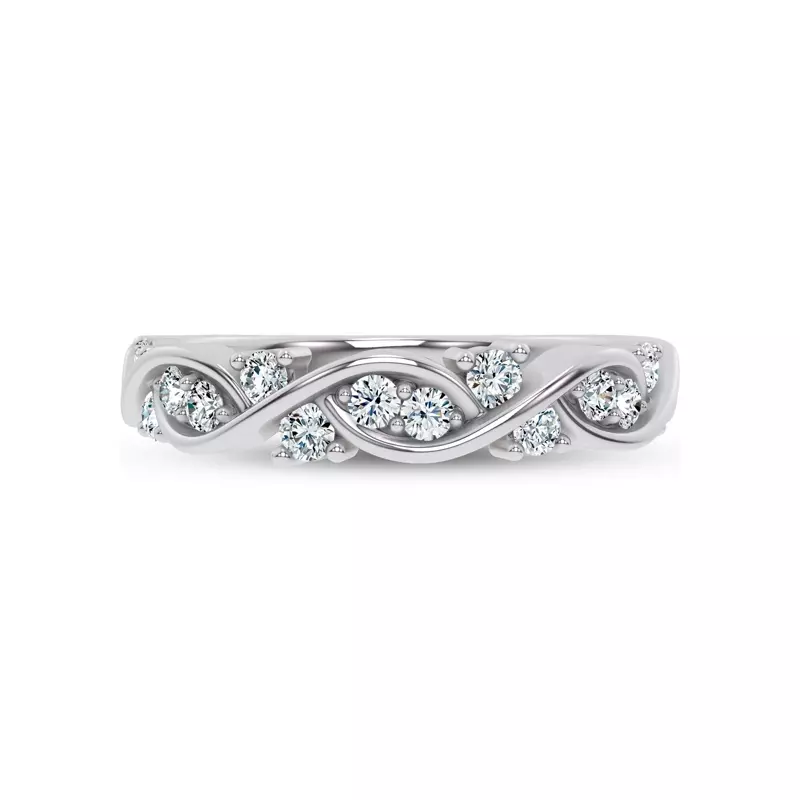 Charlie Swirl Diamond Band
