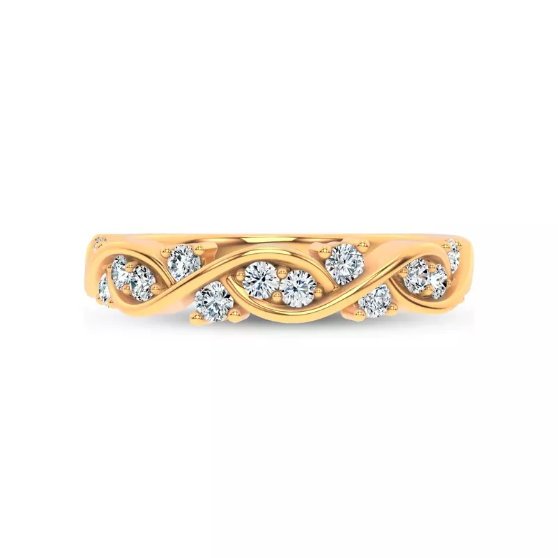 Charlie Swirl Diamond Band
