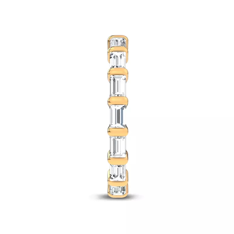 14K Yellow Gold Baguette Lab Diamond Eternity Band (1.00 ct. tw.)